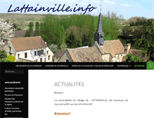 Tablet Screenshot of lattainville.info